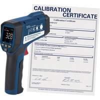 Thermom&egrave;tre &agrave; infrarouge professionnel avec certificat de calibration, -26 - 1472° F ( -32 - 800° C ), 30:1, &eacute;missivit&eacute; Ajustable Les Distributions ICE