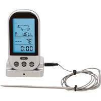 Thermom&egrave;tre &agrave; viande et &agrave; volaille sans fil, Contact, Num&eacute;rique, 32-482°F (0-250°C) Les Distributions ICE