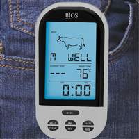 Thermom&egrave;tre &agrave; viande et &agrave; volaille sans fil, Contact, Num&eacute;rique, 32-482°F (0-250°C) Les Distributions ICE