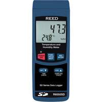 Data Logging Thermo-Hygrometer with Calibration Certificate, 5% - 95% RH, 32° - 122° F ( 0° - 50°C ) Les Distributions ICE