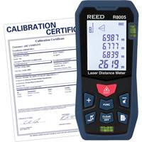 Laser Distance Meter with Calibration Certificate, 0' - 164' (0 m - 50 m) Range, Digital (Electronic) Les Distributions ICE
