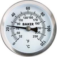 Thermom&egrave;tre de surface tuyau, Sans contact, Analogique, 32-250°F (0-120°C) Les Distributions ICE