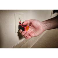 Voltage Detector & GFCI Receptacle Tester Kit, 50 V - 1000 V, Display & Sound Alert Les Distributions ICE