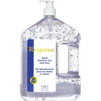 Response&reg; Hand Sanitizer Gel with Aloe, 1890 ml, Pump Bottle, 70% Alcohol Les Distributions ICE