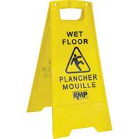 Safety Wet Floor Sign, Bilingual with Pictogram Les Distributions ICE