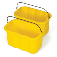 Seau porte-accessoires Executive Series, Capacit&eacute; de 2.5 gal. US (10 pintes), Jaune Les Distributions ICE