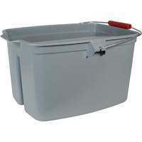 Seau &agrave; double usage, Capacit&eacute; de 5 gal. US (20 pintes), Gris Les Distributions ICE