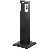 Pedestal Ashtray, Free-Standing, Metal, 1.6 US gal. Capacity, 41-1/2" Height Les Distributions ICE