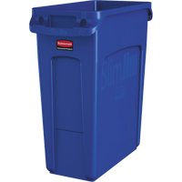 Contenants Slim Jim avec canaux de ventilation, De bureau, Poly&eacute;thyl&egrave;ne, 16 gal. US Les Distributions ICE