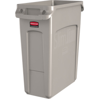 Contenants Slim Jim avec canaux de ventilation, De bureau, Poly&eacute;thyl&egrave;ne, 16 gal. US Les Distributions ICE