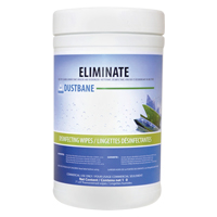 Lingettes Eliminate virucide, 7" x 8", 180 lingettes Les Distributions ICE