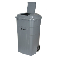 Roll Out Garbage Bin, Polyethylene, 65 US gal. Les Distributions ICE
