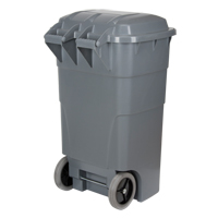 Roll Out Garbage Bin, Polyethylene, 65 US gal. Les Distributions ICE