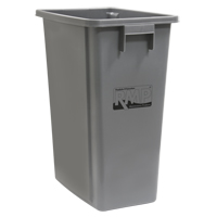 Recycling & Garbage Bin, Plastic, 16 US gal. Les Distributions ICE
