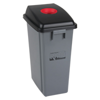 Recycling & Garbage Bin, Plastic, 16 US gal. Les Distributions ICE