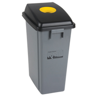 Recycling & Garbage Bin, Plastic, 16 US gal. Les Distributions ICE