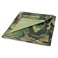 B&acirc;che, Robuste, Camouflage, 6' x 8' x 6 mils Les Distributions ICE