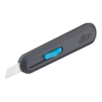 Couteau intelligent &agrave; lame r&eacute;tractable Slice, 1", C&eacute;ramique, Prise en Nylon Les Distributions ICE