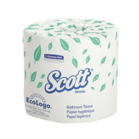 Scott&reg; Toilet Paper, 1 Ply, 550 Sheets/Roll, 403' Length, White Les Distributions ICE
