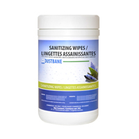Lingettes d&eacute;sinfectantes pour les surfaces en contact avec les aliments, 6" x 10", 100 lingettes Les Distributions ICE