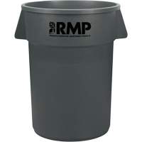 Garbage Bin, Polyethylene, 44 US gal. Les Distributions ICE