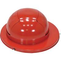 Drum Waste Disposal Top, Dome Lid, Metal, Fits Container Size: 23-1/2" Dia. Les Distributions ICE