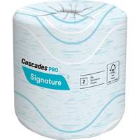 Pro Signature Toilet Paper, 2 Ply, 400 Sheets/Roll, 133' Length, White Les Distributions ICE