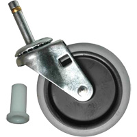 Replacement Stem Caster for Rubbermaid Cart Les Distributions ICE