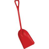 Pelle en un seul morceau pour la transformation des aliments, Lame 14" x 17", Longueur de 42-1/2", Plastique, Rouge Les Distributions ICE