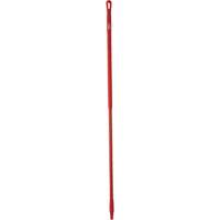 Handle, Broom/Scraper/Squeegee, Red, Ergonomic, 59" L Les Distributions ICE
