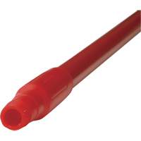 Handle, Broom/Scraper/Squeegee, Red, Ergonomic, 59" L Les Distributions ICE