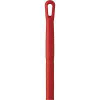 Handle, Broom/Scraper/Squeegee, Red, Ergonomic, 59" L Les Distributions ICE
