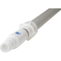 Handle, Broom/Scraper/Squeegee, White, Telescopic, 62" - 113" L Les Distributions ICE