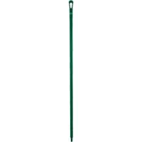 Ultra Hygiene Handle, Broom/Scraper/Squeegee, Green, Ergonomic, 59" L Les Distributions ICE