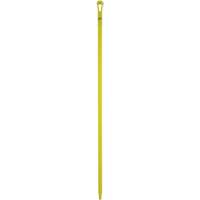 Ultra Hygiene Handle, Broom/Scraper/Squeegee, Yellow, Ergonomic, 59" L Les Distributions ICE