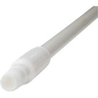 Handle, Broom/Scraper/Squeegee, White, Standard, 59" L Les Distributions ICE