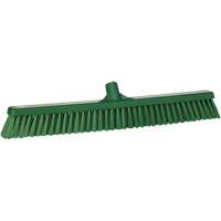 Balai-brosse &agrave; soies combin&eacute;es, Crins Cors&eacute;/Fin, 24", Polyester, Vert Les Distributions ICE