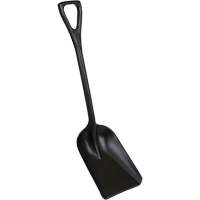 Pelle hygi&eacute;nique monopi&egrave;ce, Lame 10" x 6", Longueur de 37-1/2", Plastique, Noir Les Distributions ICE