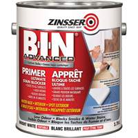 Appr&ecirc;t avanc&eacute; &agrave; base de gomme-laque synth&eacute;tique B-I-N, 3,78 L, Gallon, Blanc brillant teintable Les Distributions ICE