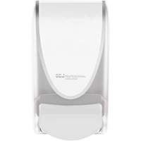 Distributeur transparent pour savon Proline Quick-View, &agrave; pression, Capacit&eacute; de 1000 ml, Format Cartouche de recharge Les Distributions ICE