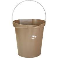 Food Hygiene Bucket, Brown, 3 US gal. Les Distributions ICE
