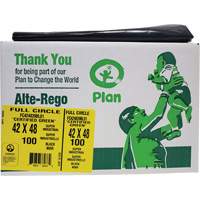 Full Circle Super Industrial Garbage Bags, Biodegradable, X-Strong, 48" L x 42" W, 1.5 mils Thick Les Distributions ICE