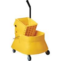 Champ Bucket & Wringer Combo, Side Press, 7.5 US Gal. (30 Quarts), Yellow Les Distributions ICE