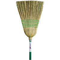 Light-Duty Corn Broom, 6-String, Wood Handle Les Distributions ICE