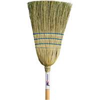 Heavy-Duty Corn Broom, 3-String, Wood Handle Les Distributions ICE