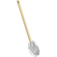 HD Toilet Brush with Wire Centre, 20" L, Polypropylene Bristles, Yellow Les Distributions ICE