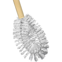 HD Toilet Brush with Wire Centre, 20" L, Polypropylene Bristles, Yellow Les Distributions ICE