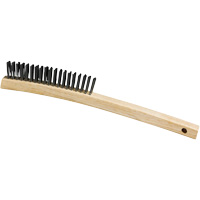 Scratch Brush, Steel, 3 x 19 Wire Rows, 13-3/4" Long Les Distributions ICE