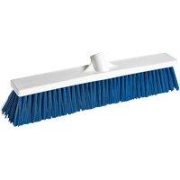 Foodservice Push Broom, Medium Bristles, 24", Polyester, White Les Distributions ICE