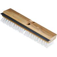 Utility Scrub Brush & Squeegee, 11" L, Polypropylene Bristles, White Les Distributions ICE